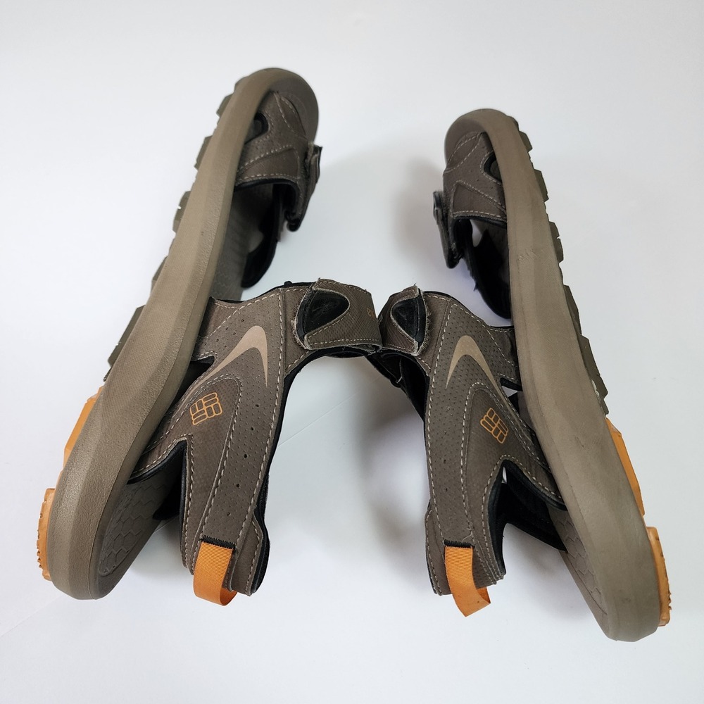 Columbia Mens Omni-Grip Hiking Sandals Brown BM4511-255 Size 9 Trail Sport - Picture 3 of 8